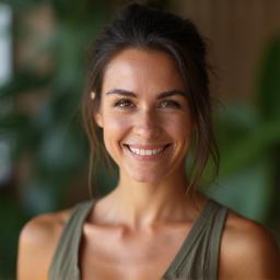 Portrait of Elena Rossi, Lead Yoga Instructor